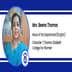 PSGR Krishnammal College For Women, Coimbatore, Tamil Nadu, Principal :  Beena Thomas Interview